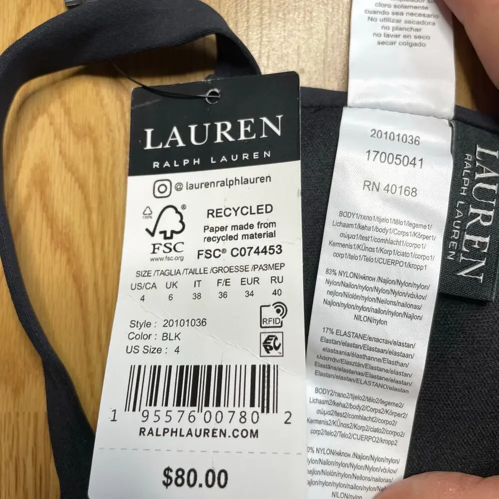 Lauren by Ralph Lauren Beach Club Slider Bikini Top